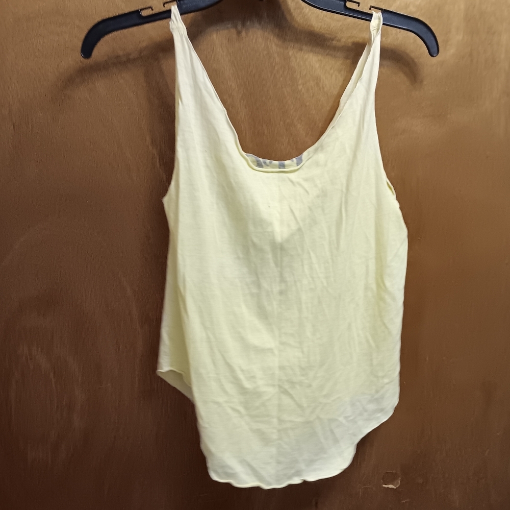 Yellow Graphic Tank Top - Picture 2 of 3